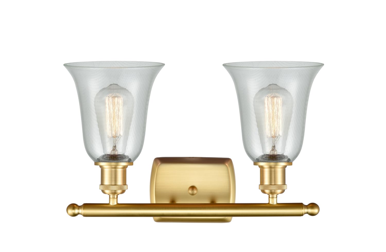 Hanover 2 Light Bathroom Vanity Light - 516-2W-SG-G2812-LED LED Fixture for Bathroom Mirror Lighting, Perfect for Modern Home Decor and Spa-Like Ambience