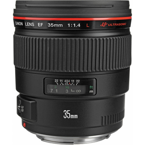 Canon EF 35mm f/1.4L USM Wide Angle Lens for DSLR Cameras - Professional Photography, Portraits & Low Light Shooting - USA Version