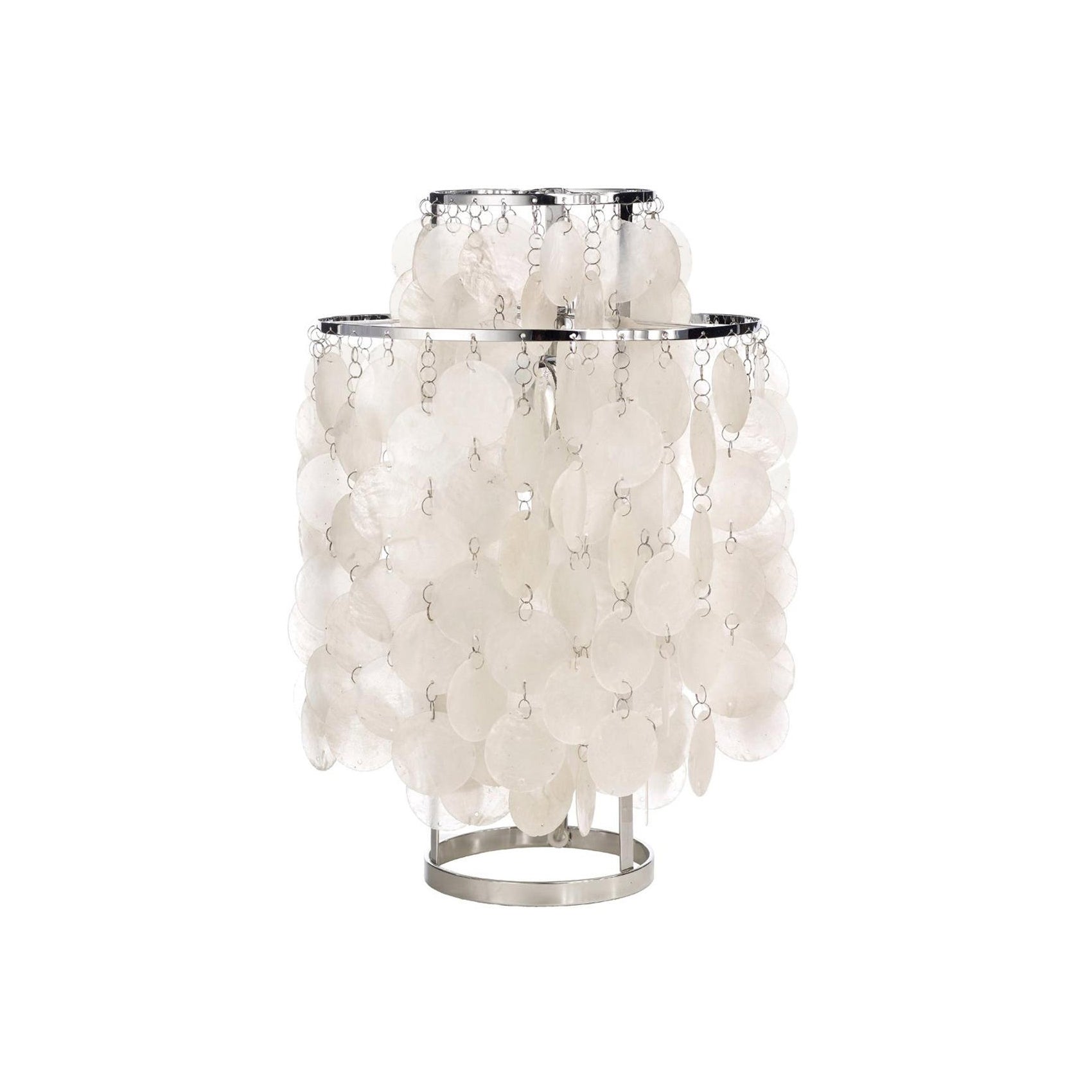 Modern Round Shell Table Lamp - Stylish Bedside & Living Room Lighting for Home Decor | Perfect for Bedroom, Office & Reading Nook