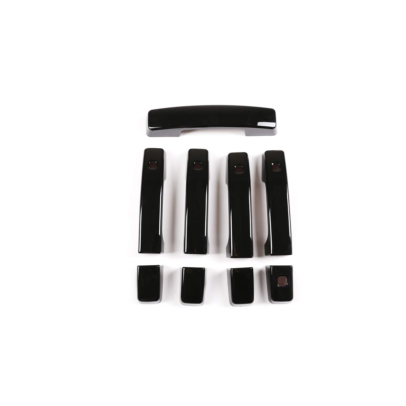 ABS Car Exterior Door Grab Handles Cover for Land Rover Defender 110 2020 - Black Protective Accessories for Off-Road & Urban Driving