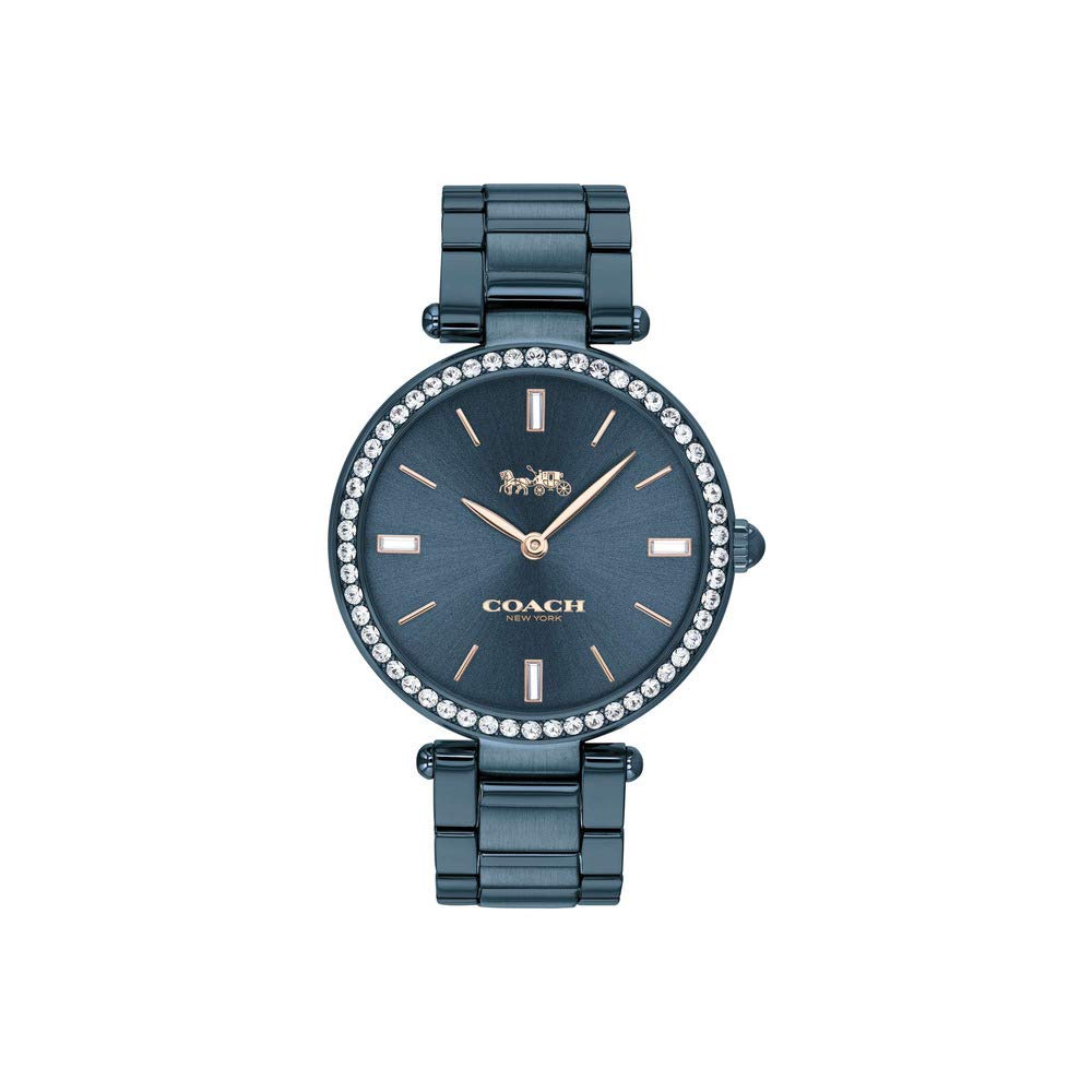 Coach Women's Metallic Blue Analogue Watch CO14503423W - Stylish Fashion Accessory for Casual Wear, Office & Special Occasions