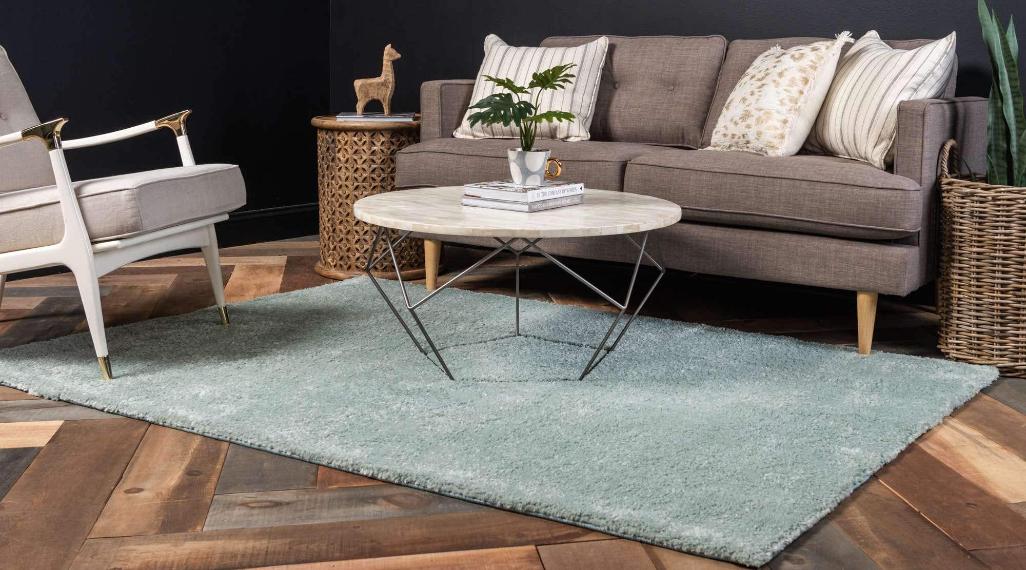 Unique Loom Solo Collection Area Rug - Calabasas 7'10