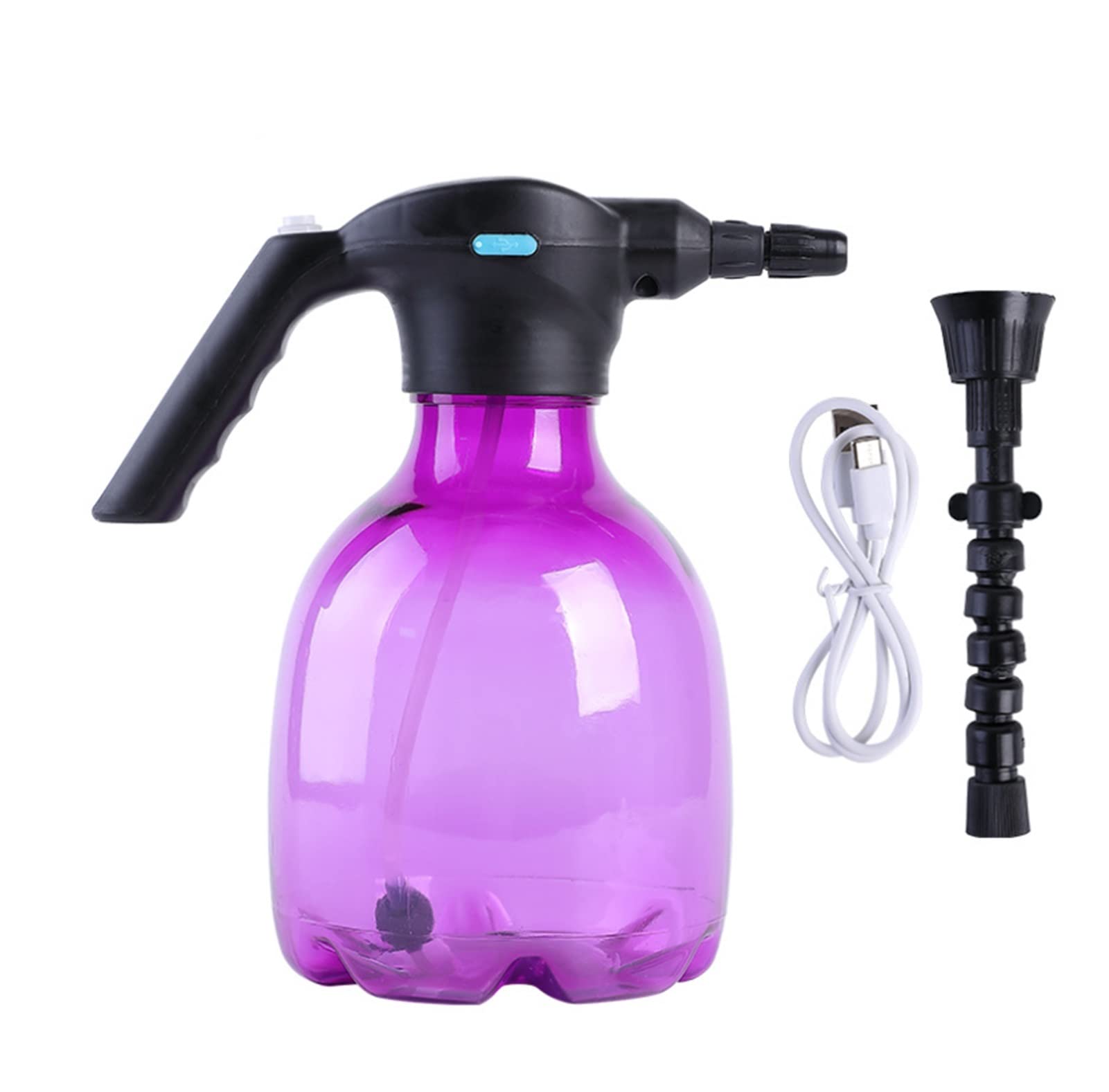 2L Electric Spray Bottle - USB Rechargeable Watering Can for Indoor/Outdoor Plants, Gardening & Fertilizing (Pink) | Perfect for Houseplants, Lawn Care & Garden Maintenance