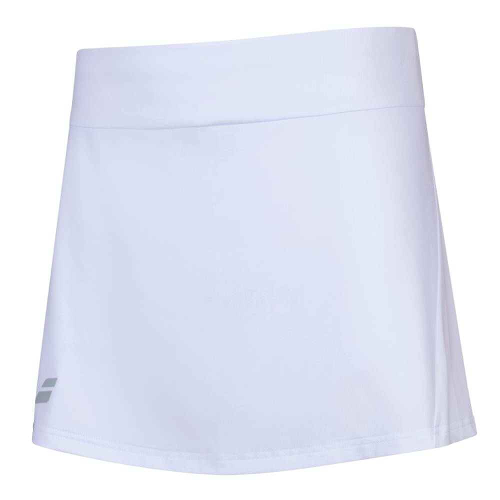 Babolat Women's Tennis Skirt - White | Breathable & Comfortable Athletic Skirt for Women | Perfect for Tennis, Pickleball & Gym Workouts