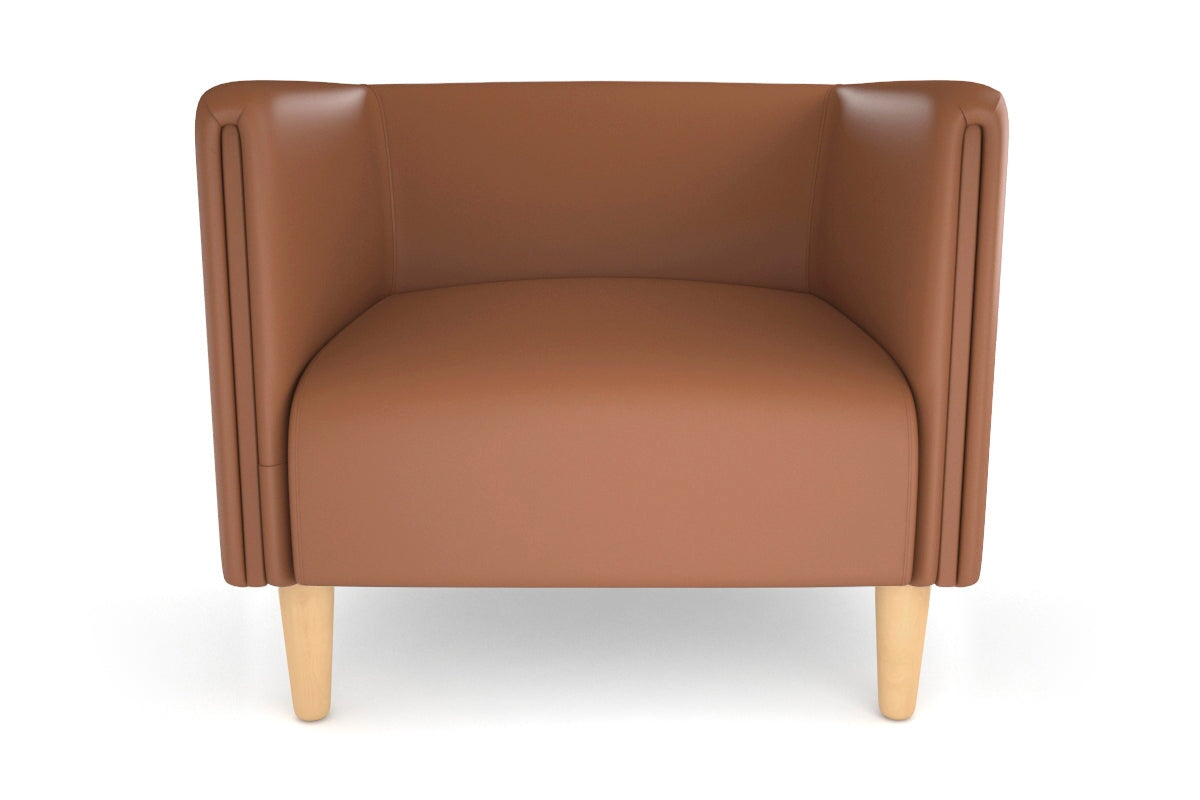 Drej 2.0 Lounge Chair with Square Arms - Modern Single Seater Sofa for Living Room, Bedroom or Office