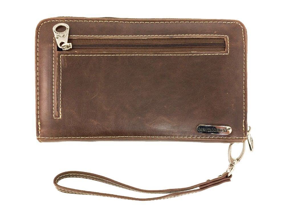 Montana West Women's Concealed Carry Purse with Wallet Set - Floral Embroidery, Large Size for Everyday Use | Perfect for Travel, Shopping & Outdoor Activities