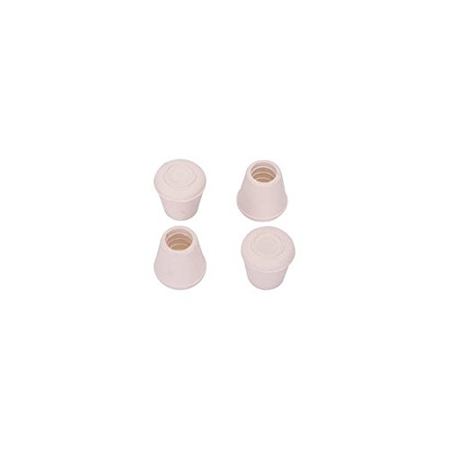 1/2 Inch White Furniture Leg Tips - Non-Slip Chair & Table Leg Caps for Hardwood Floors & Home Protection