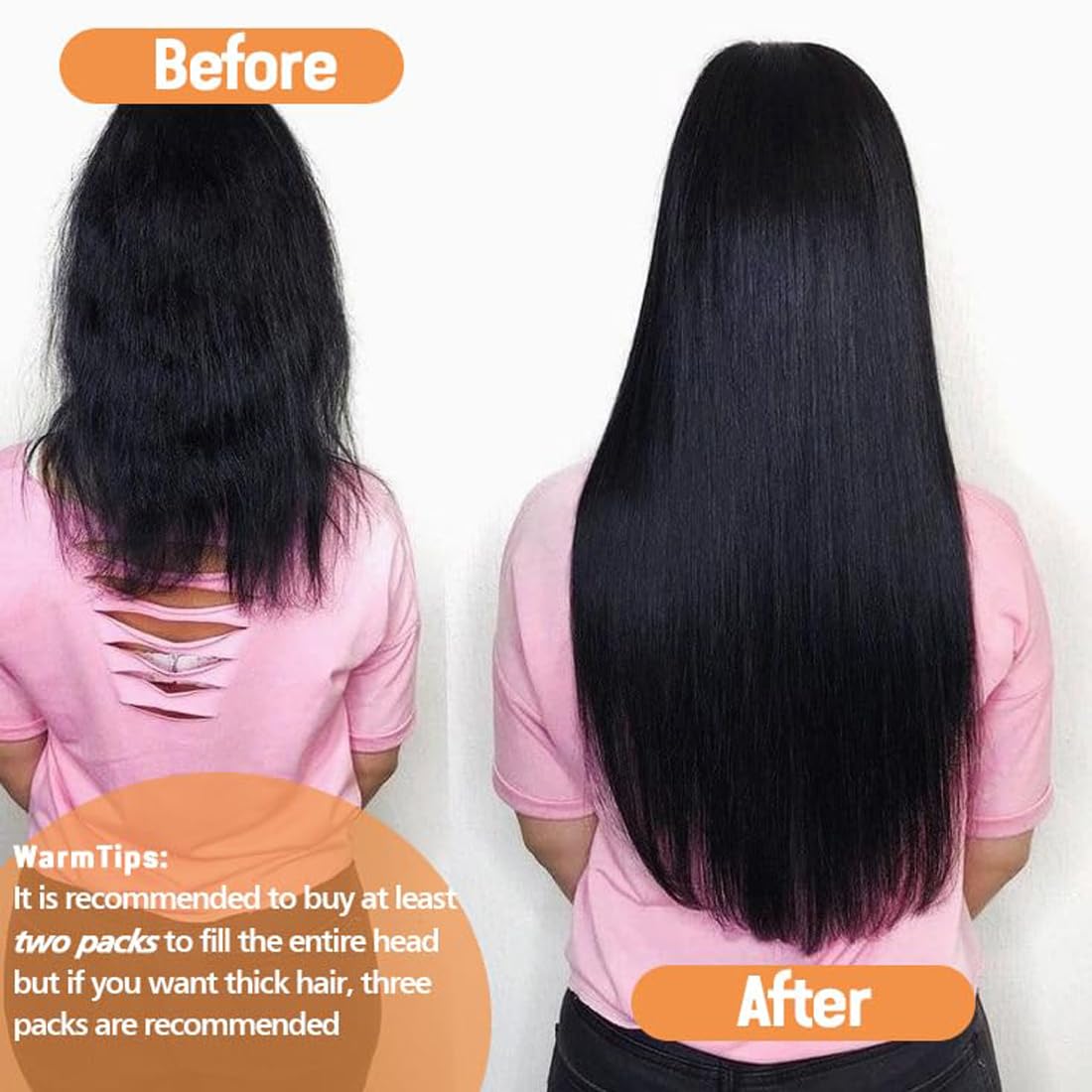 8Pcs Clip in Human Hair Extensions 16inch Natural Black - 120g Remy Hair with 18 Clips & Lace Weft for Women | Perfect for Daily Styling, Parties & Special Occasions