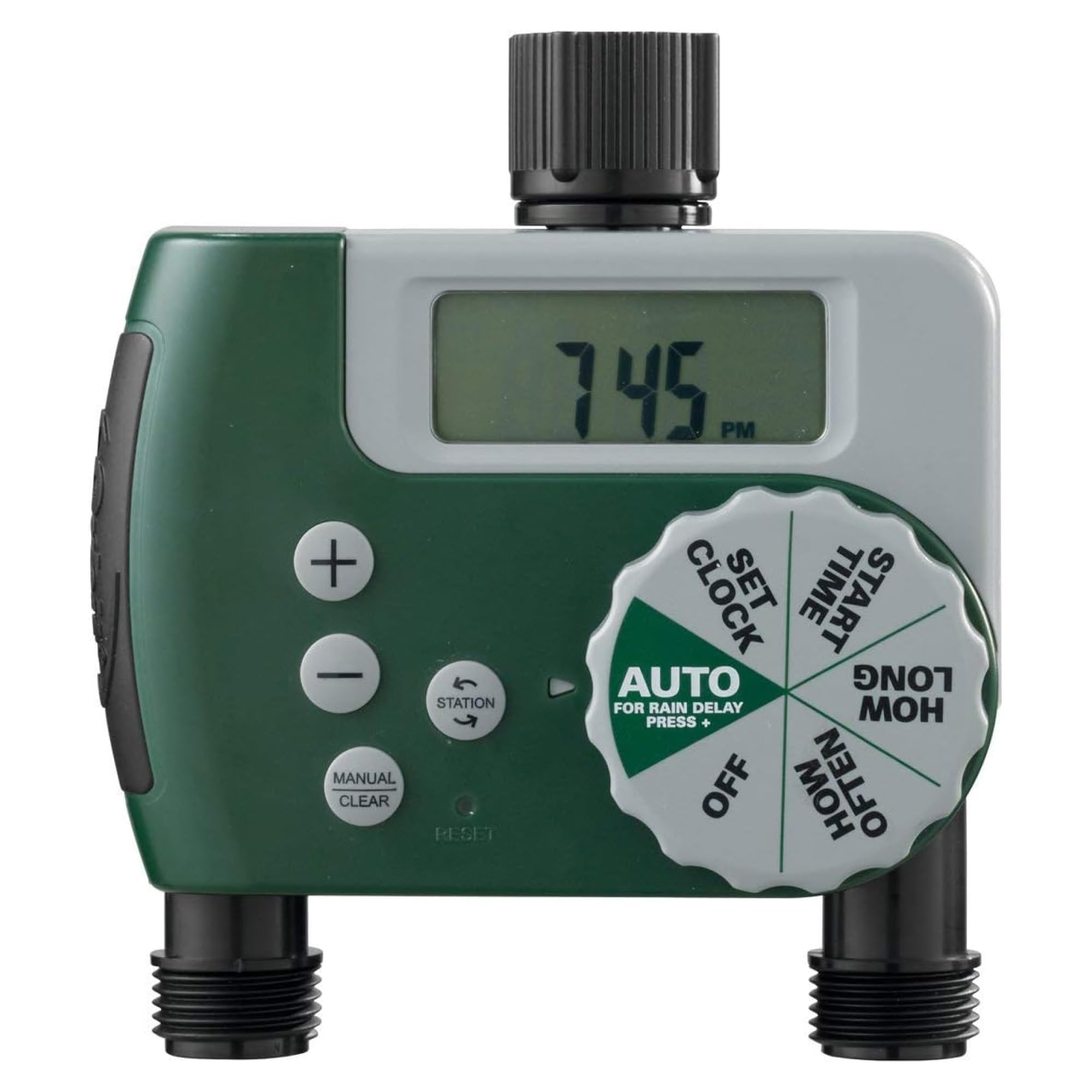 Orbit 58910 Digital 2-Outlet Hose Faucet Timer - Automatic Watering System for Garden, Lawn & Plants | Outdoor Irrigation Solution