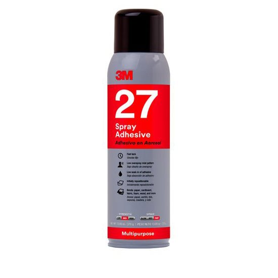 3M Multi-Purpose Spray Adhesive 12-Pack - High Strength Bonding Glue for Crafts, Foam, Fabric, Wood & DIY Projects - Perfect for Home, Office & School Projects