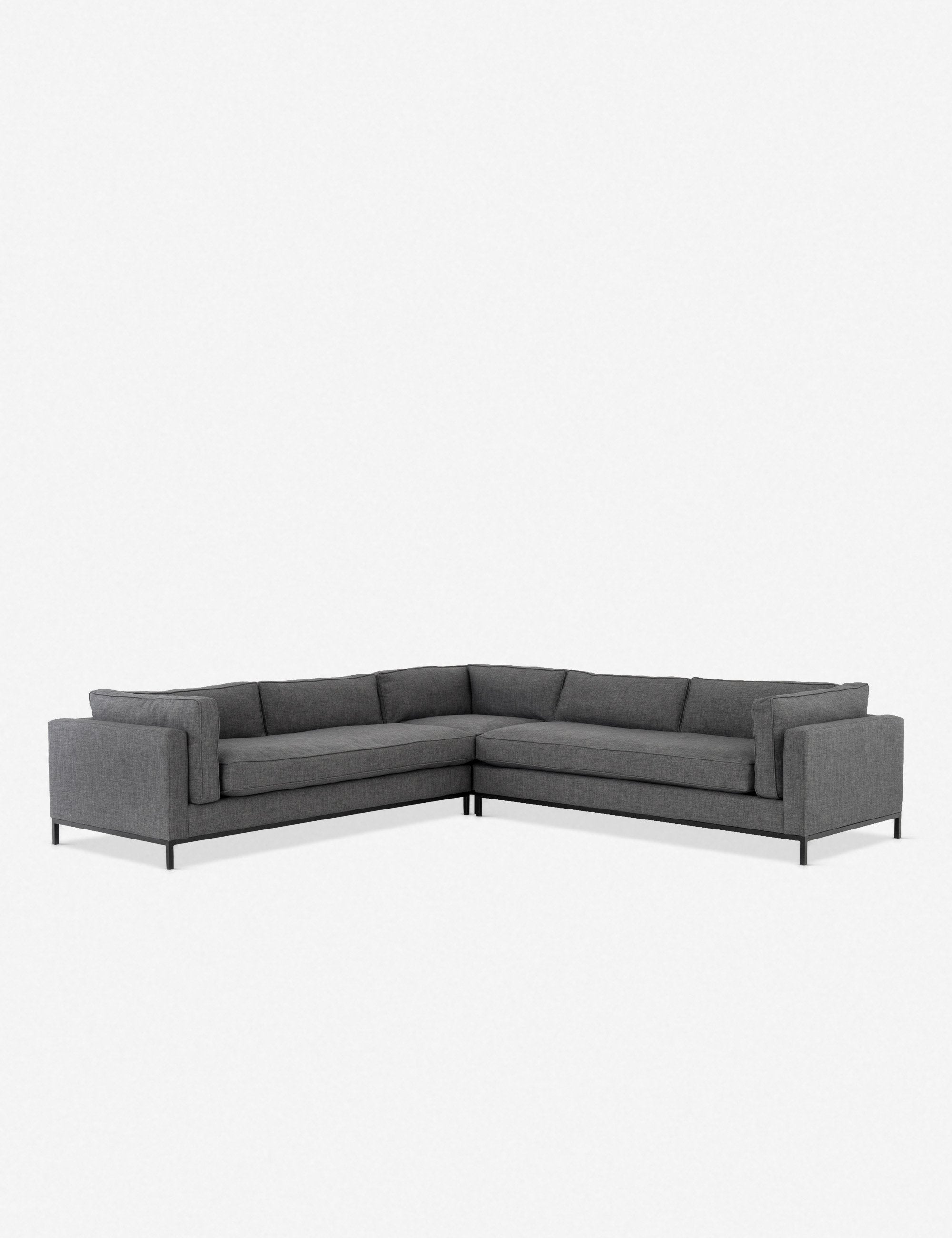 Fritzie Modern Corner Sectional Sofa - L-Shaped Couch with Reversible Chaise, Plush Cushions & Sturdy Frame - Perfect for Living Room, Family Room or Home Theater