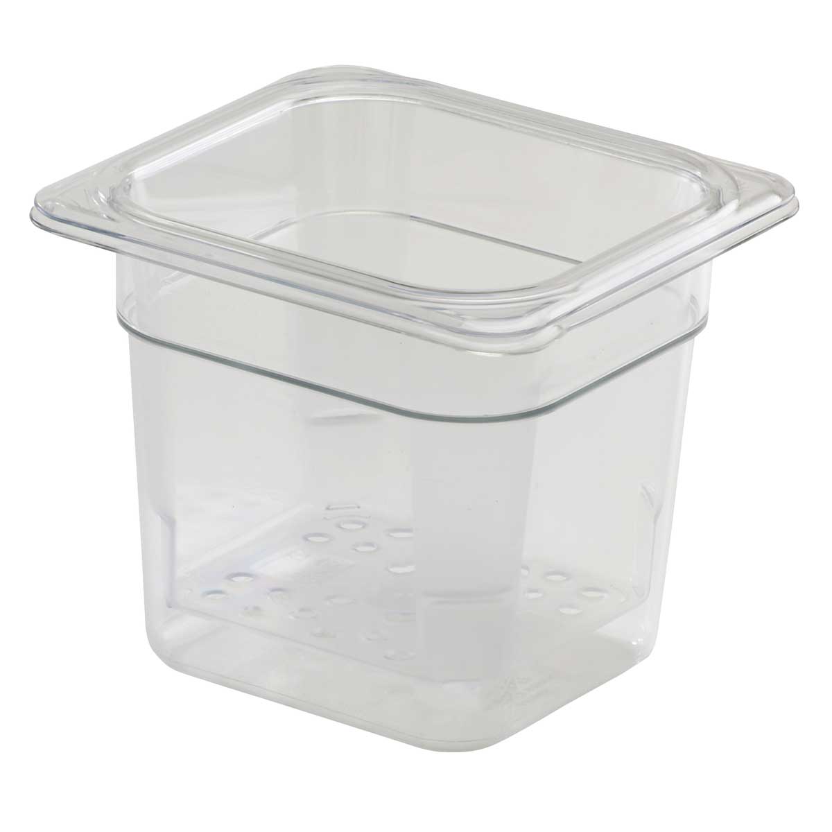Cambro 65CLRCW135 Camwear 1/6 Size Clear Colander Food Pan - 5