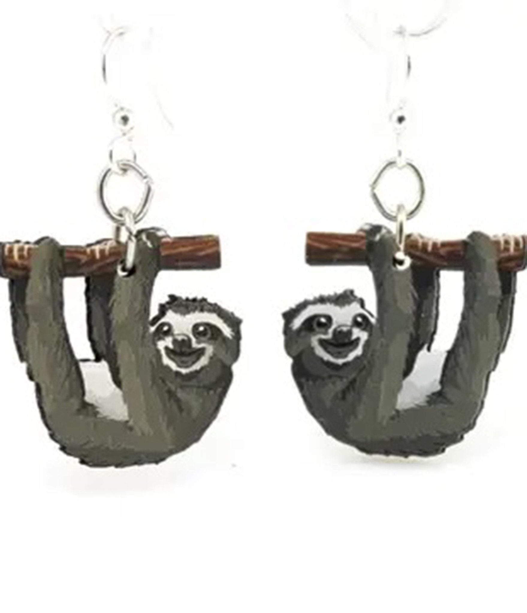Cute Sloth Dangle Earrings for Women - Handmade Boho Animal Jewelry - Perfect for Casual Wear, Parties & Gifts