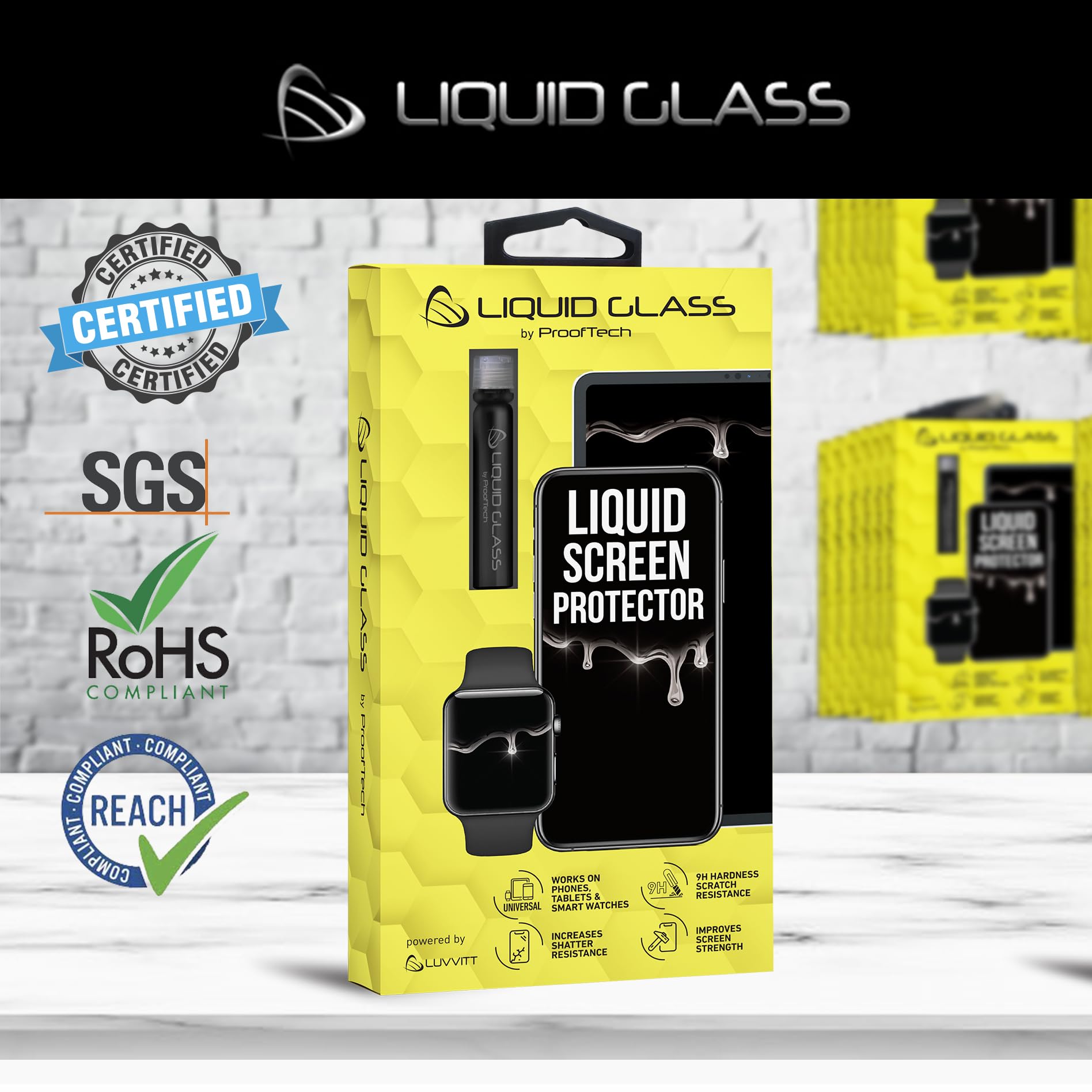 Liquid Glass Screen Protector - Universal for Smartphones, Tablets & Watches | Scratch Protection for Daily Use