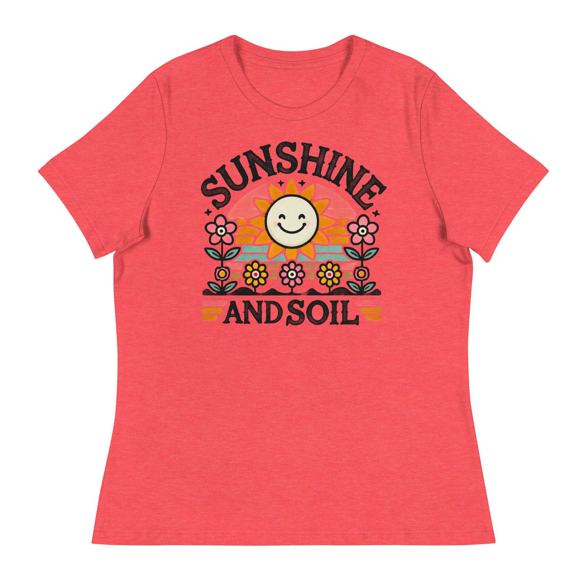 Sunshine and Soil Graphic T-Shirt - Comfortable Cotton Tee for Men & Women - Perfect for Outdoor Adventures, Gardening, and Casual Wear