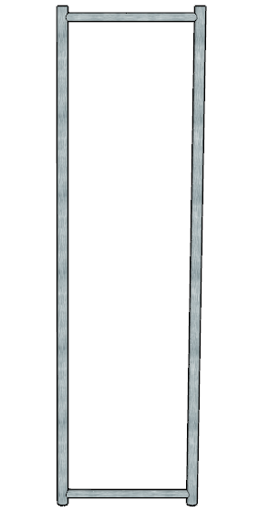 22 Inch Galvanized Alley Panel for Small Livestock - Durable Fencing for Goats, Sheep, and Pigs - Perfect for Farm, Ranch, and Livestock Enclosures
