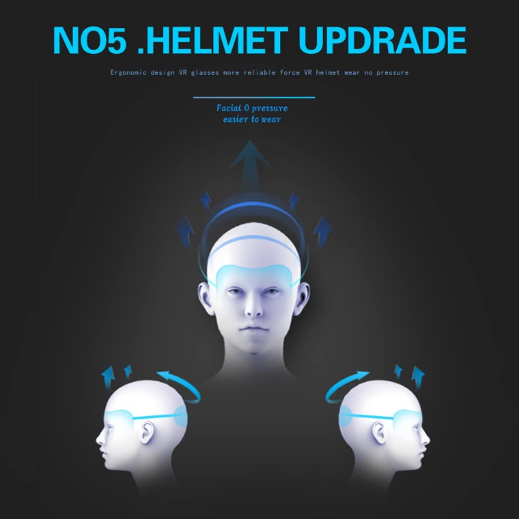 3D VR Headset with Bluetooth Controller - Compatible with iPhone 13 Pro Max/13 Pro/13/12/11, Samsung Galaxy S21, Huawei & Xiaomi Series - Immersive Virtual Reality Gaming & Movie Experience for Smartphones (iOS/Android) - Perfect for Home Entertainment, Gaming & VR Exploration
