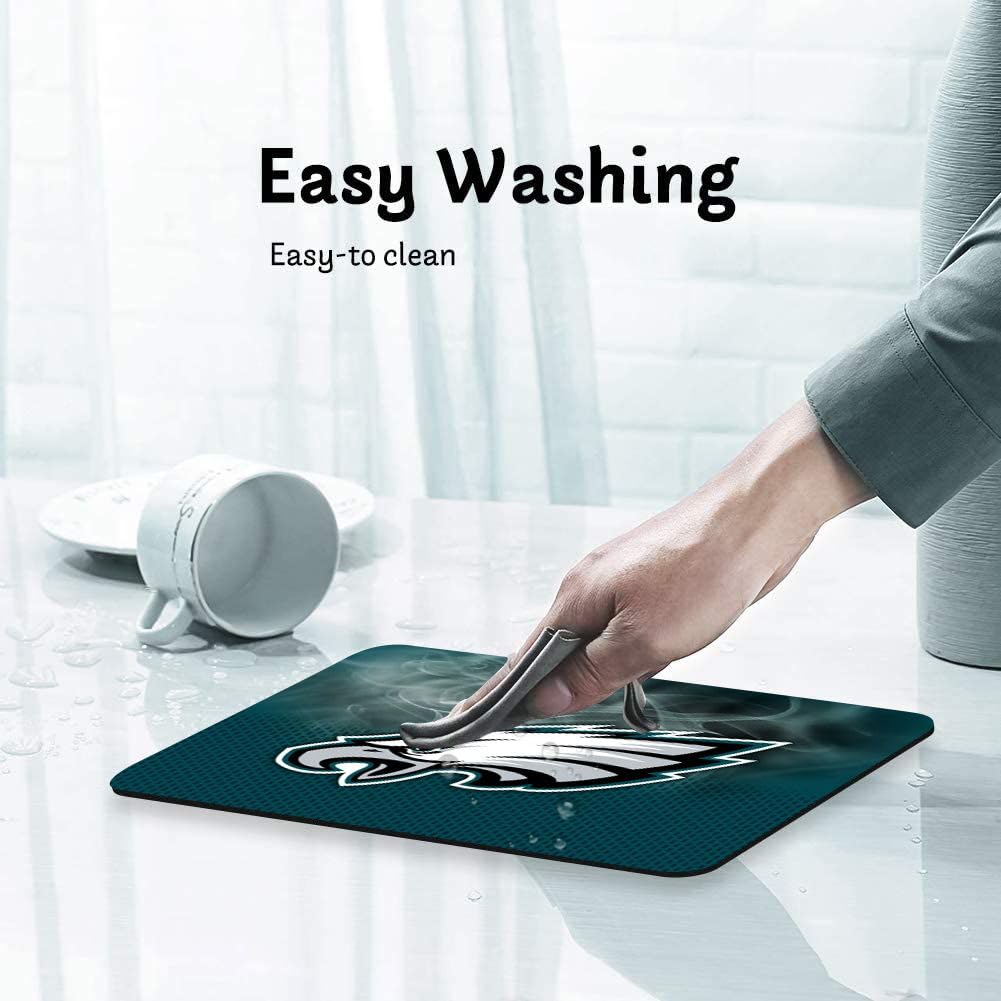 Premium Gaming Mouse Pad for Football Sports Fans - Non-Slip Rubber Base, Green Design Computer Desk Mat for PC & Laptop - Perfect for Gaming, Office Work & Home Use