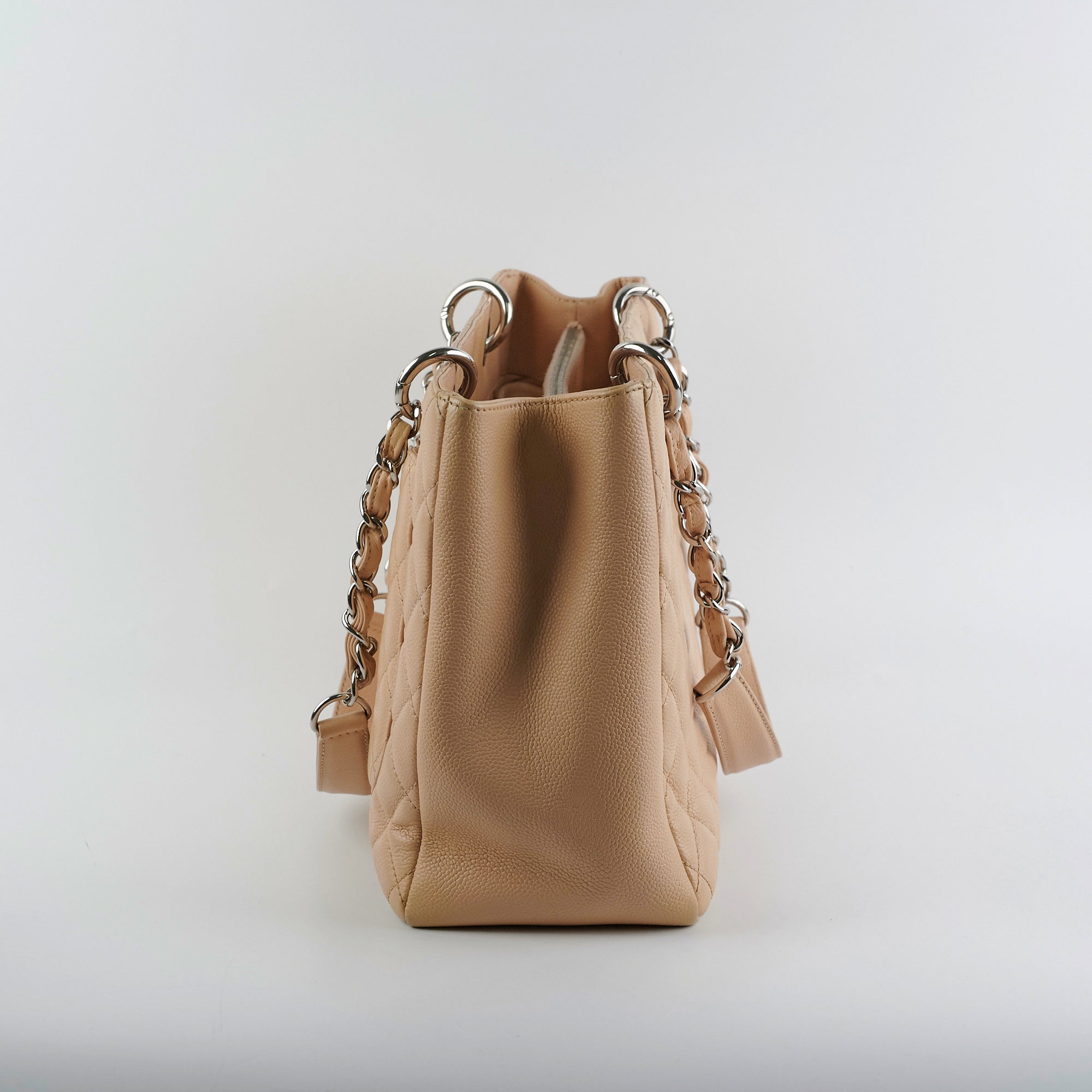 Chanel Grand Shopping Tote (GST) Beige Clair Caviar Leather Handbag - Luxury Designer Tote for Women, Perfect for Work, Travel & Everyday Use
