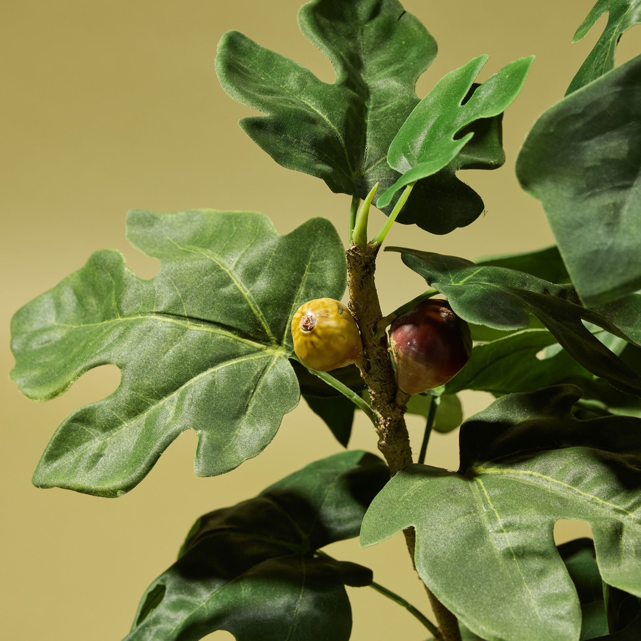 Premium 120cm Artificial Faux Fig Tree in Decorative Garden Pot - Perfect for Home, Office & Indoor Decor