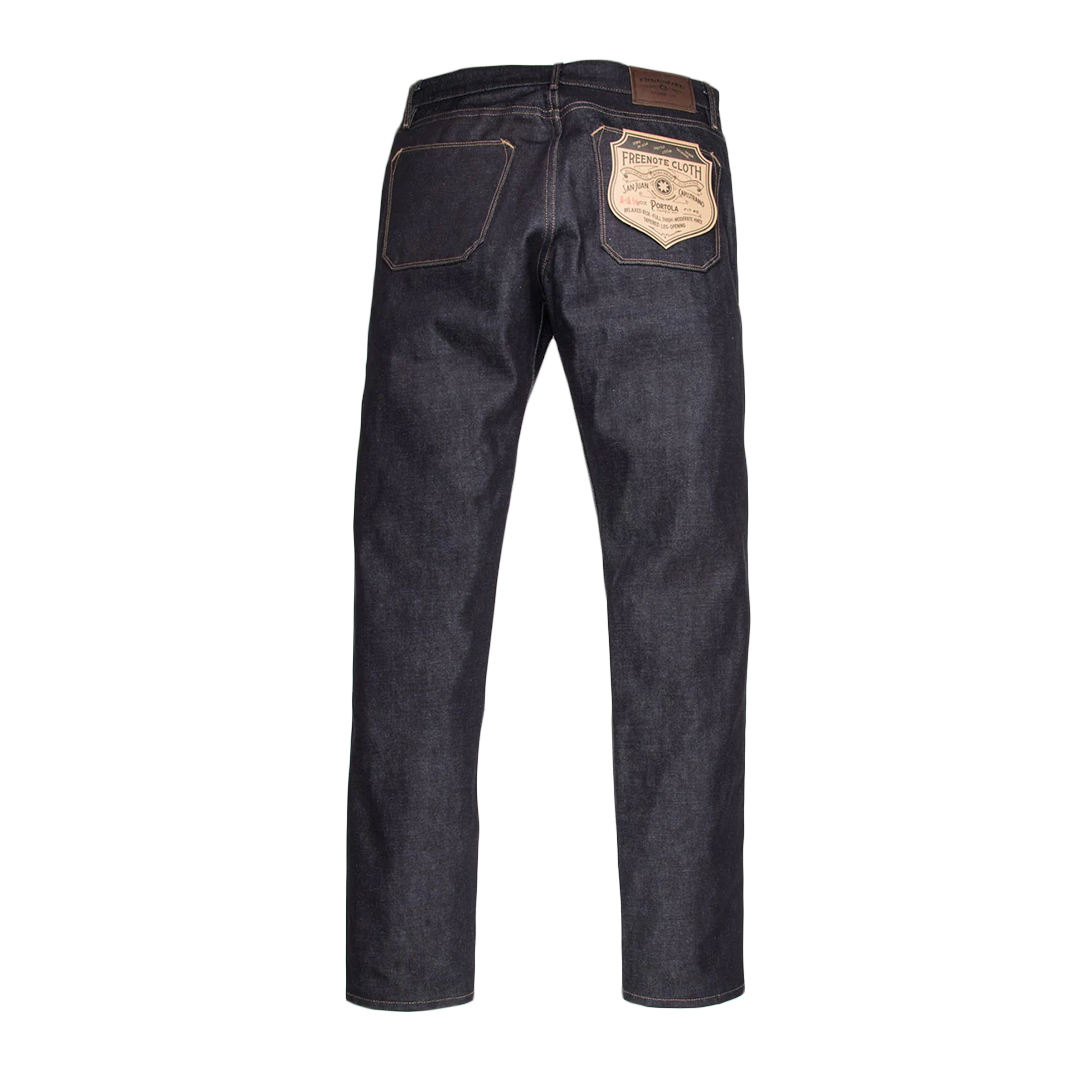 Freenote Portola Classic Tapered 14.5oz Kaihara Selvedge Denim Jeans for Men - Premium Raw Denim Pants for Casual Wear & Work