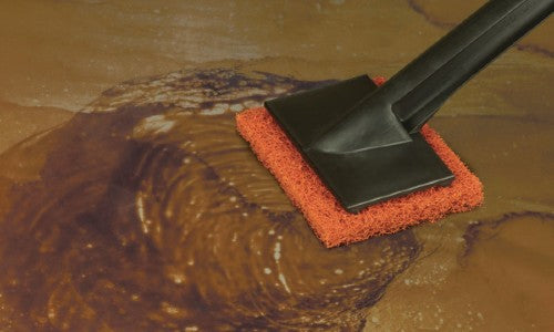 3M 746 Scotch Brite Quick Clean Heavy Duty Griddle Pad - 4