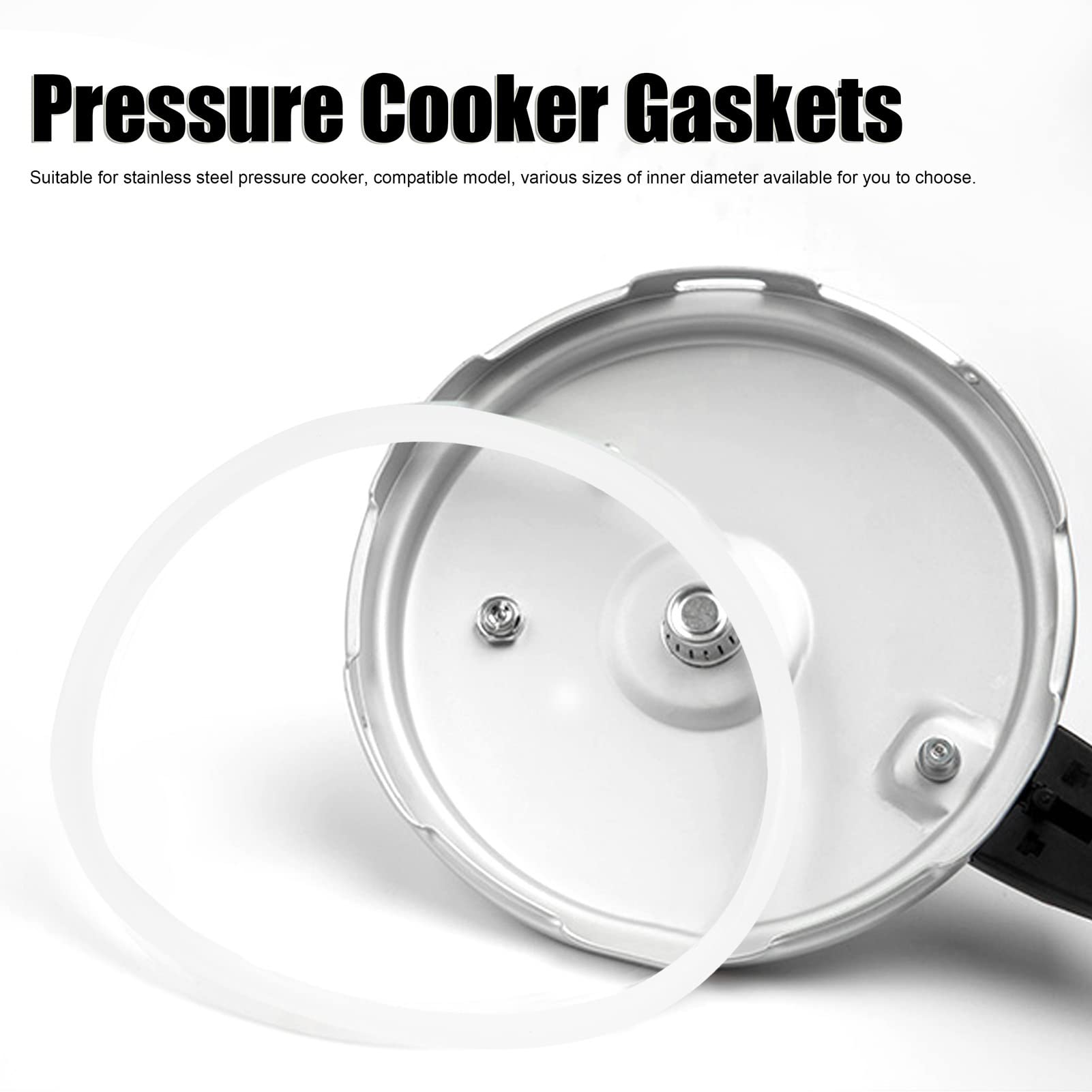 Premium O-Shaped Pressure Cooker Replacement Gasket Seal Ring (22cm/8.7