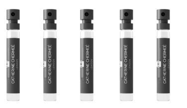 Catherine Chermee London Intense Perfume for Men - 50ml Eau de Parfum & 7x1ml Sample Set | Luxury Fragrance Gift Set for Date Night, Office & Special Occasions