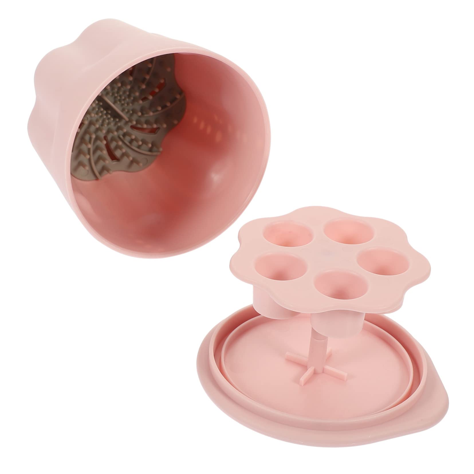 Beautifu 1 Set Silicone Makeup Brush Cleaning Bowl & Pad - Cosmetic Brush Cleaner Tray for Washing Machine - Perfect for Professional Makeup Artists & Home Beauty Routines