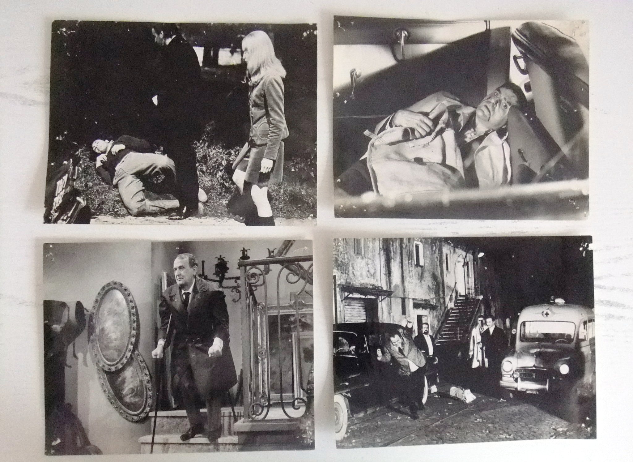 Vintage 1960s Original Movie Photos - Set of 19 No Diamonds for Ursula (Jeanne Valérie) Film Memorabilia - Perfect for Film Collectors, Home Decor & Vintage Photography Displays