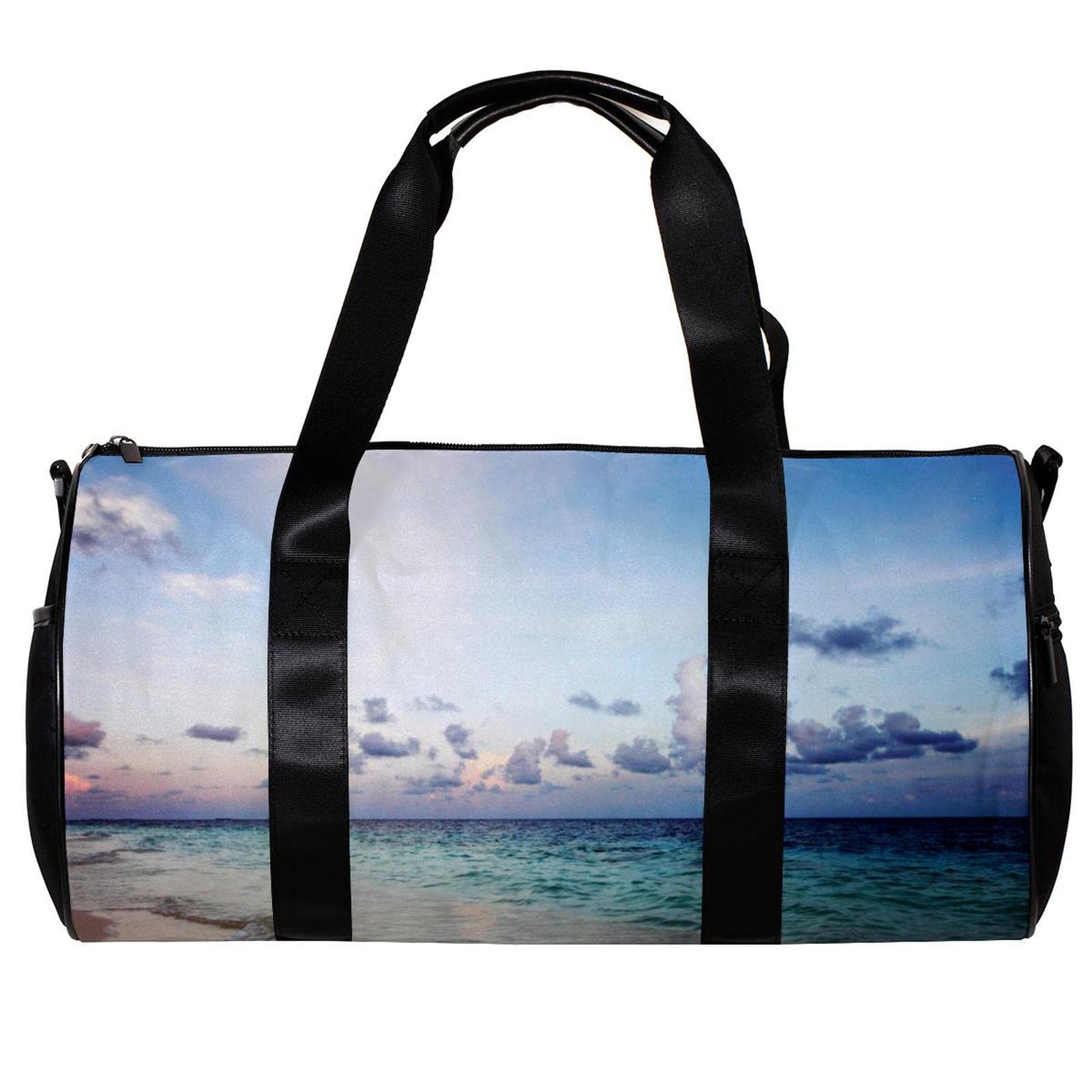 Gym Duffle Bag for Men & Women - Large Waterproof Overnight Weekender Travel Bag with Shoe Compartment - Perfect for Gym, Beach, Workout, and Weekend Getaways