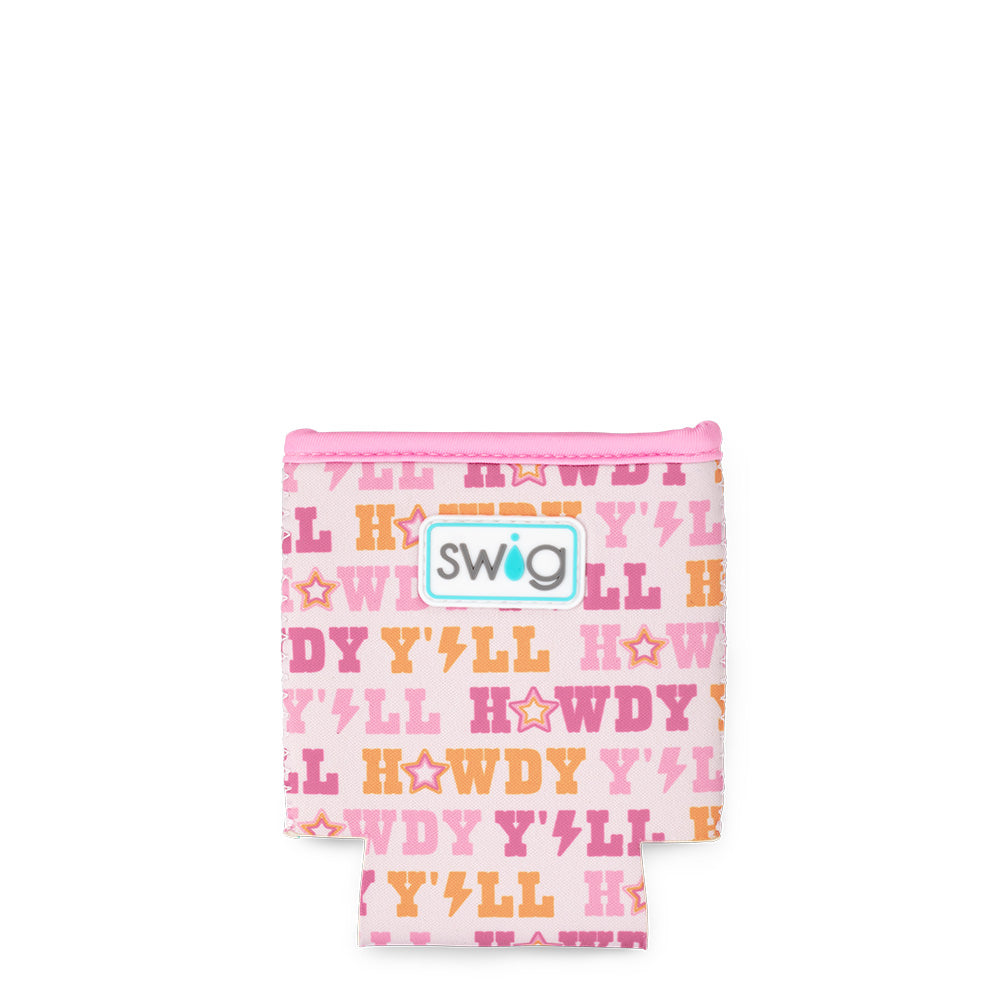Howdy Y'all Can Coolie - Insulated Beer Can Cooler for Outdoor Parties, Camping & BBQs - Keeps Drinks Cold for Hours - Perfect for Tailgating, Beach Days & Summer Gatherings