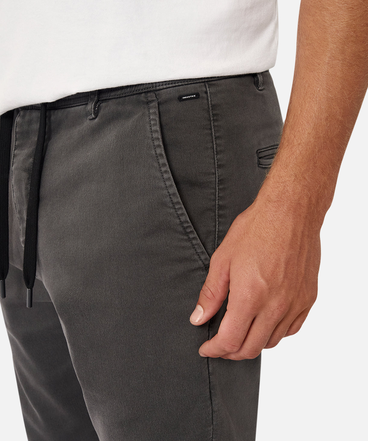 The Drifter Chino Pant for Men - Classic Slim Fit Stretch Comfortable Dress Pants in Onyx Black | Perfect for Office, Business Casual & Travel