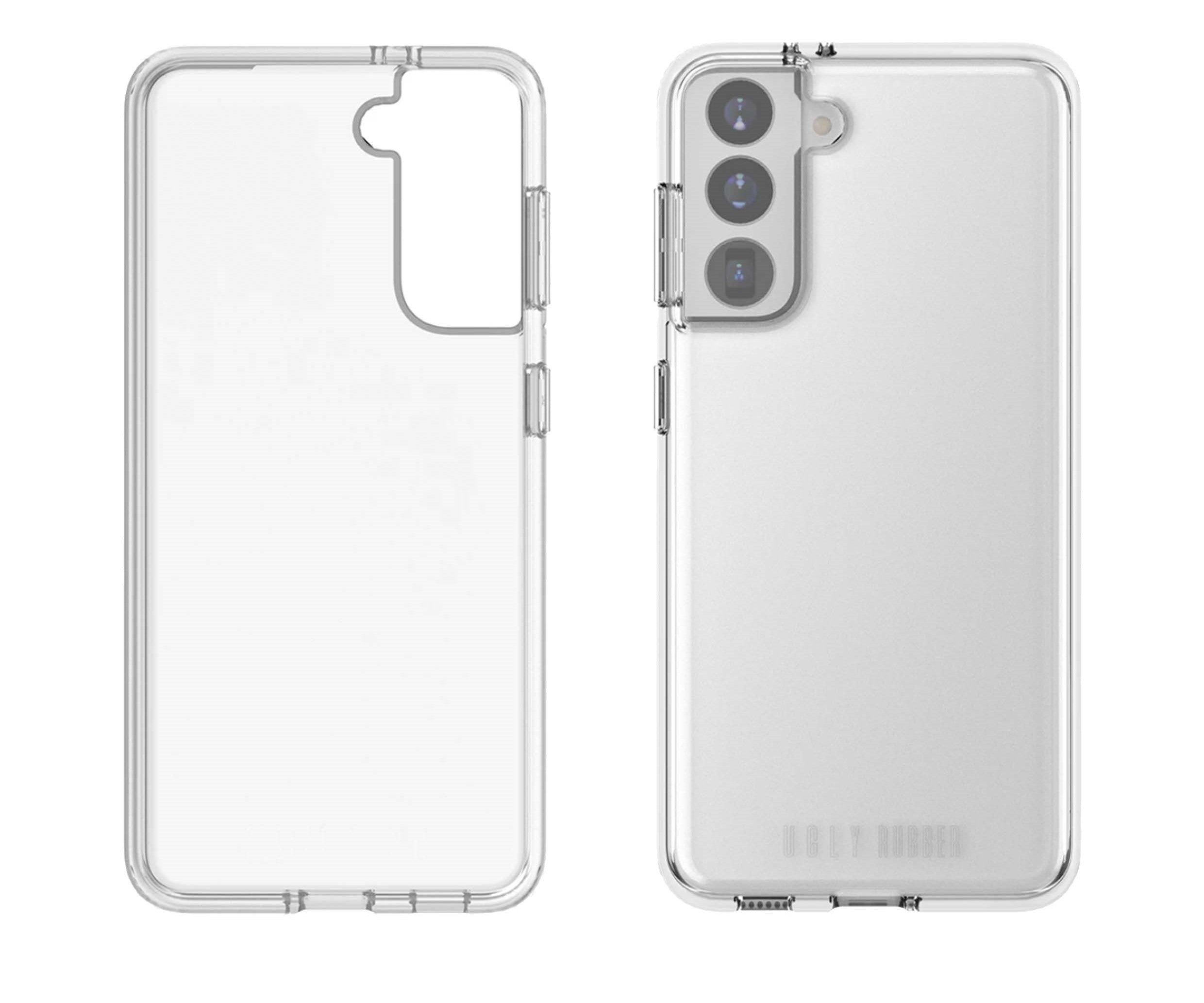 Durable Clear Rubber Armor Case for Samsung Galaxy S22 Ultra/Plus - Shockproof Slim Protective Phone Cover for Everyday Use & Outdoor Activities