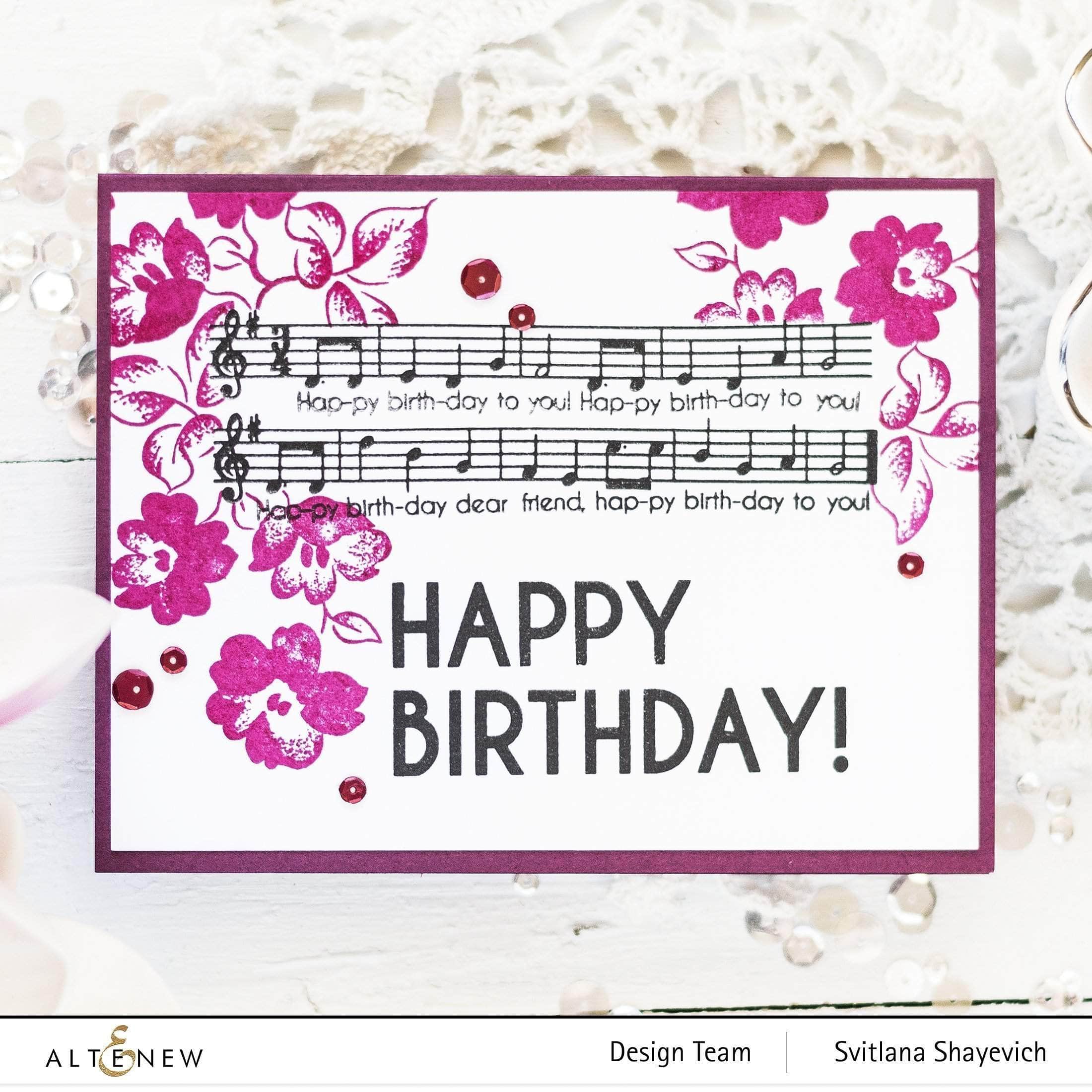 Happy Birthday Stamp Set for DIY Greeting Cards, Scrapbooking & Party Invitations - Perfect for Handmade Crafts & Personalized Gifts