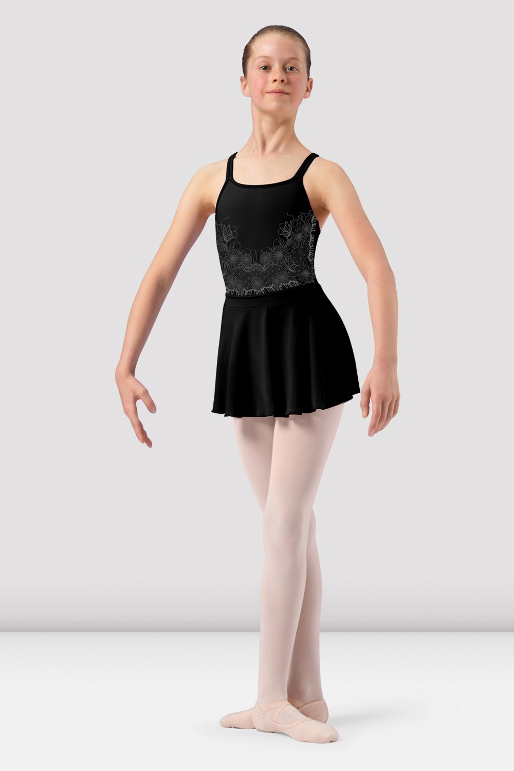 Girls Penelope Scoop Neck Skirted Leotard - Ballet Dance Leotard for Toddlers & Kids - Perfect for Dance Class, Recital & Performance