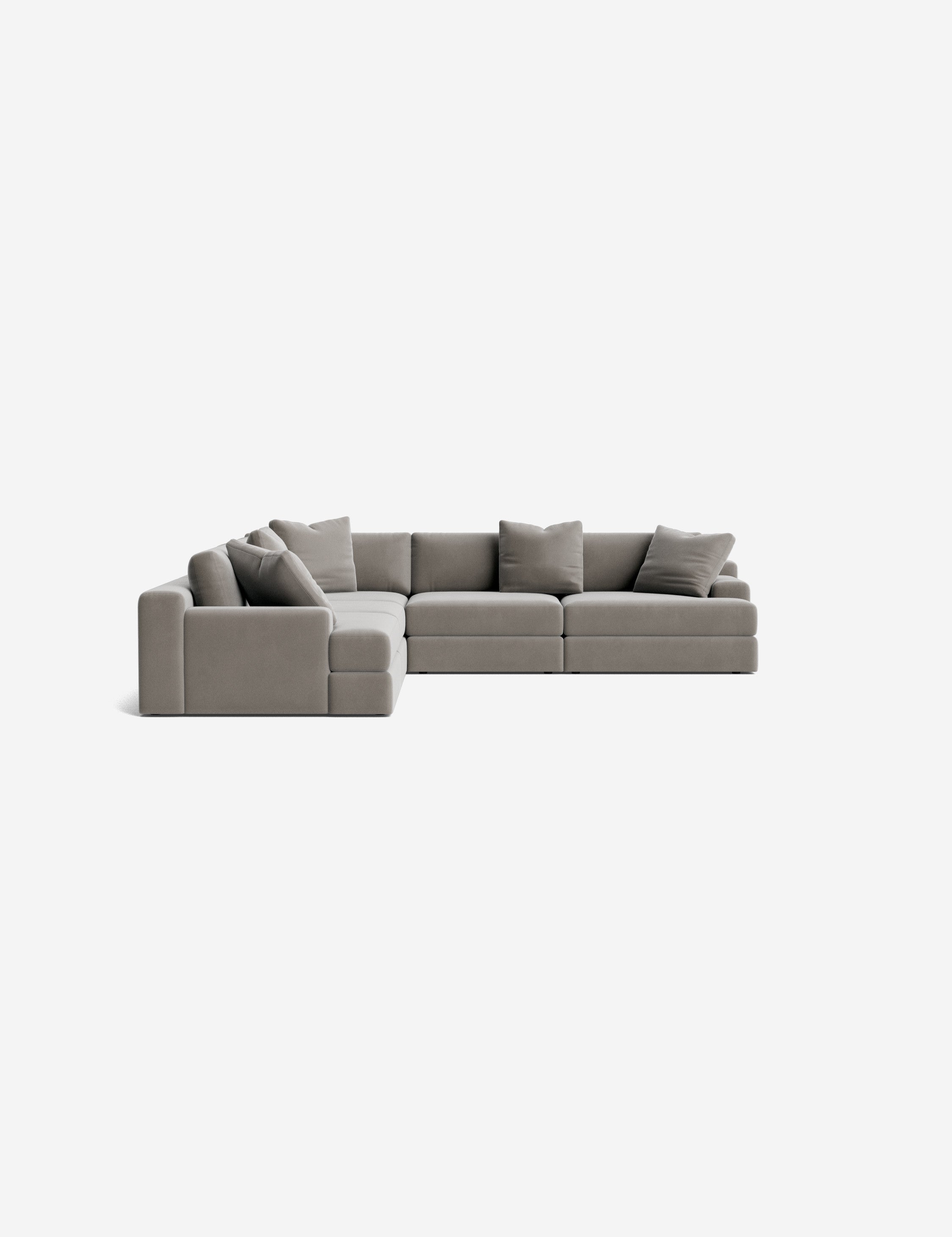 Felton Corner Sectional Sofa - Modern L-Shaped Couch with Storage Chaise for Small Spaces | Living Room, Apartment, Dorm Furniture | Comfortable & Stylish Home Decor