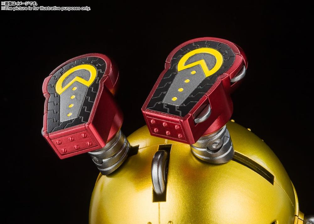 Chogokin Pac-Man Collectible Action Figure - Retro Arcade Game Character for Display & Play | Perfect for Gaming Fans & Collectors