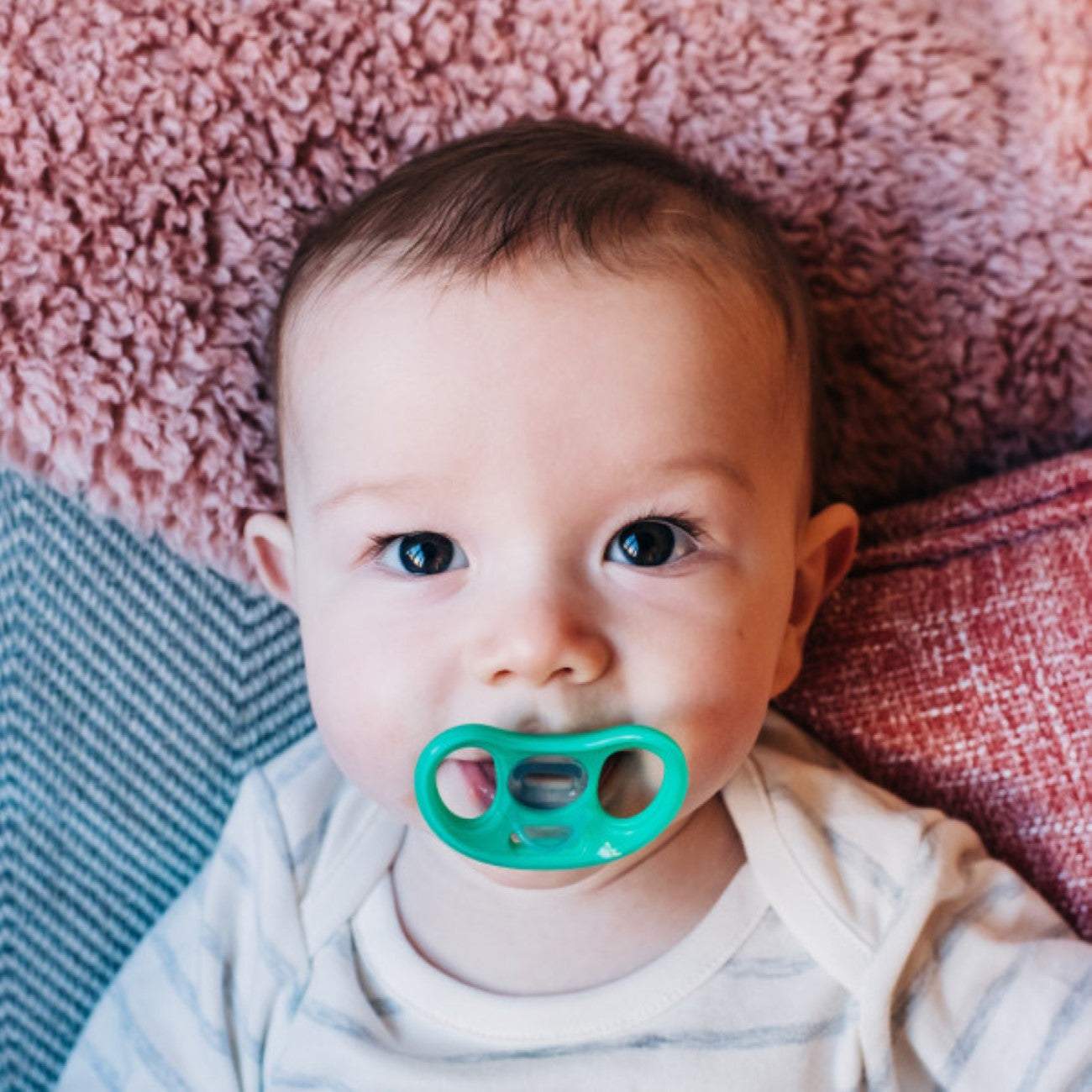 Gentle Baby Soother for Sensitive Skin (0-6 Months) - Pack of 2 | Perfect for Newborns & Infants with Delicate Skin | Ideal for Teething Relief & Comforting Fussy Babies