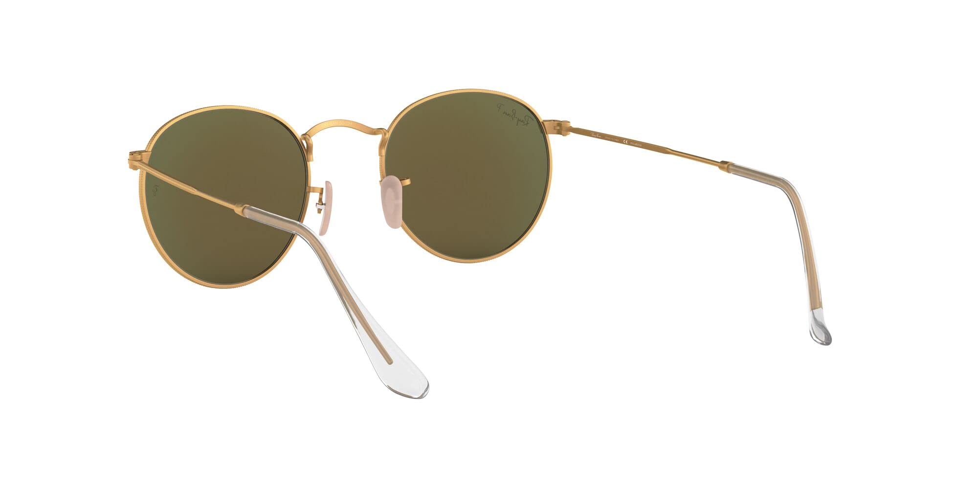 Ray-Ban RB3447 Round Metal Sunglasses for Men & Women - Classic Polarized Aviator Style for Driving, Travel & Outdoor Activities