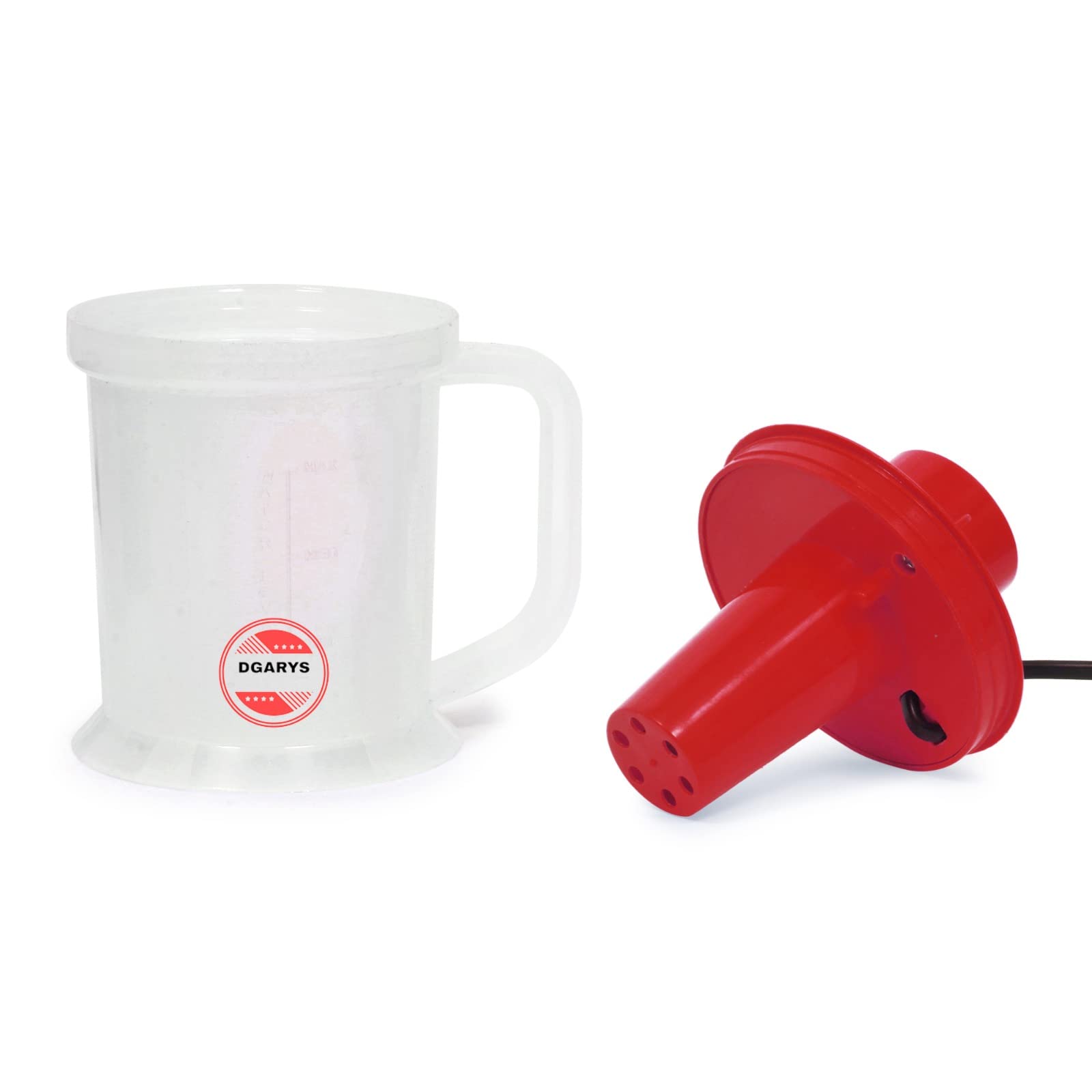 DGARYS Professional Vaporizer Machine for Cold Relief & Facial Steam - 3-in-1 Nasal Inhaler, Facial Steamer & Beauty Device for Salon & Home Use - Perfect for Cough Relief, Skin Hydration & Aromatherapy (Red)