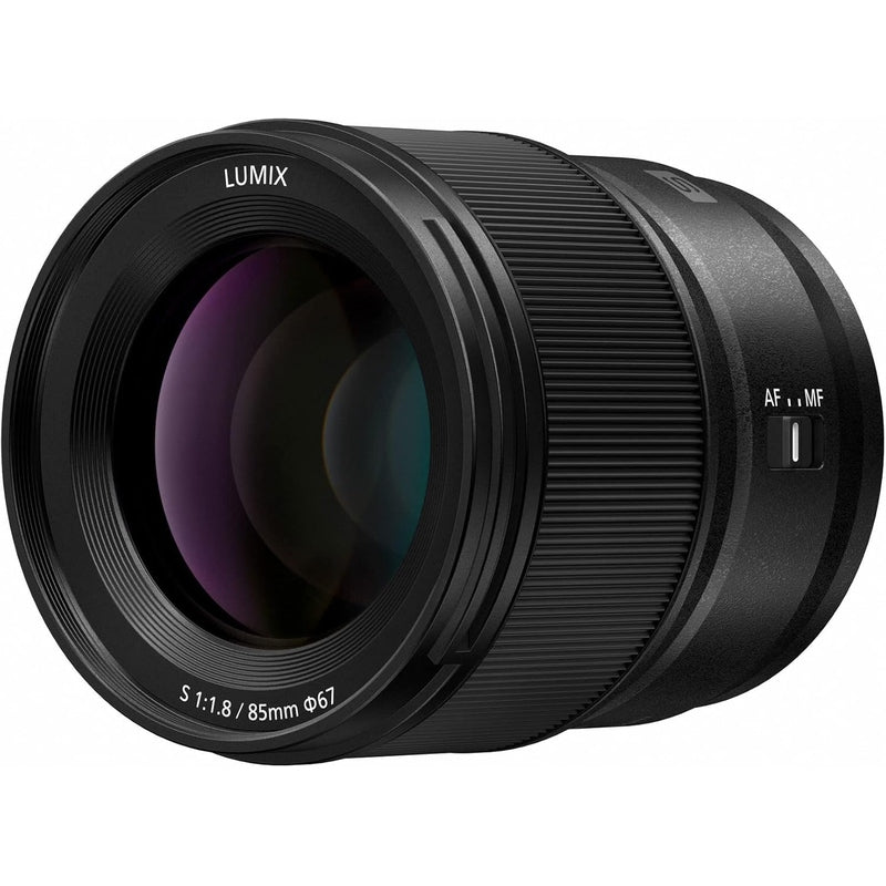 Panasonic Lumix S 85mm f/1.8 Prime Lens for Portrait Photography - Perfect for Wedding, Studio & Low Light Shooting