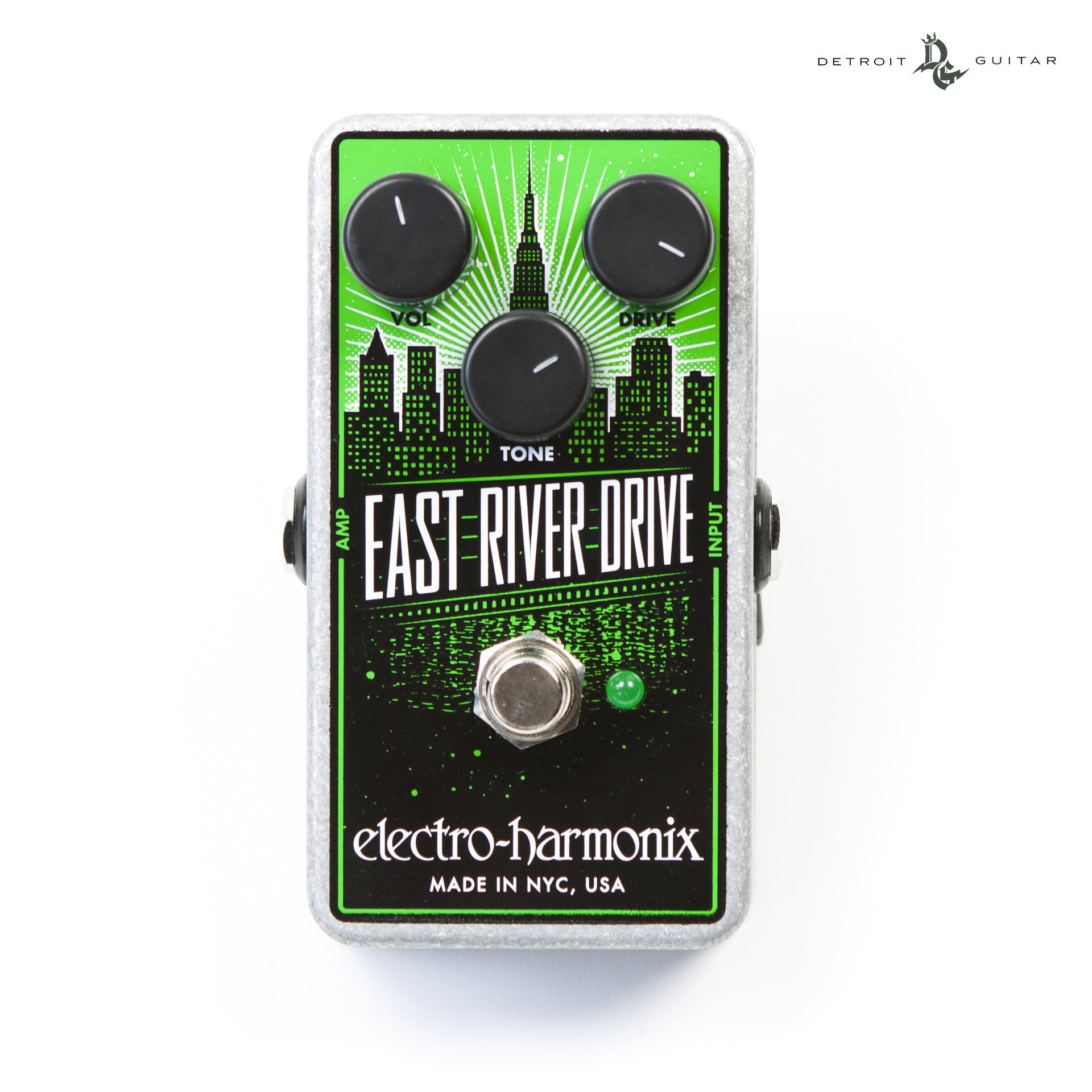 Electro Harmonix East River Drive Overdrive Pedal - Vintage-Inspired Guitar Effects for Blues & Rock - Perfect for Stage & Studio Use