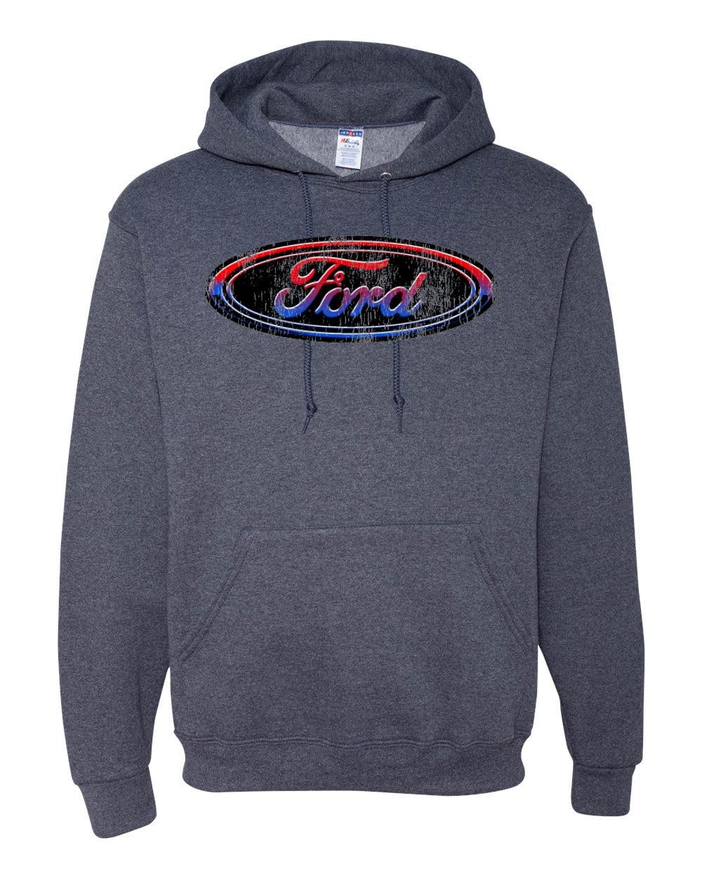 Wild Bobby Ford Logo Graphic Hoodie Sweatshirt for Men & Women - Red, Blue, Black - Casual Streetwear for Car Enthusiasts & Truck Lovers