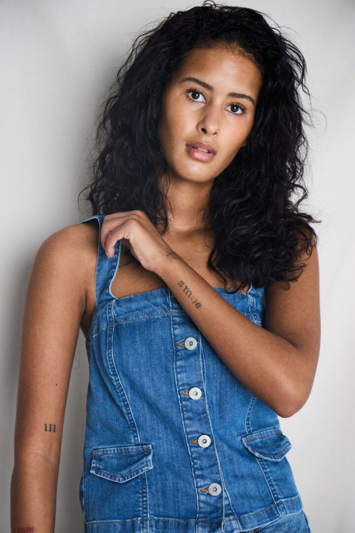 Bonnie Denim Top for Women - Vintage Washed Blue Cotton Button Up Shirt, Casual & Stylish Blouse for Everyday Wear, Date Night and Office Outfits