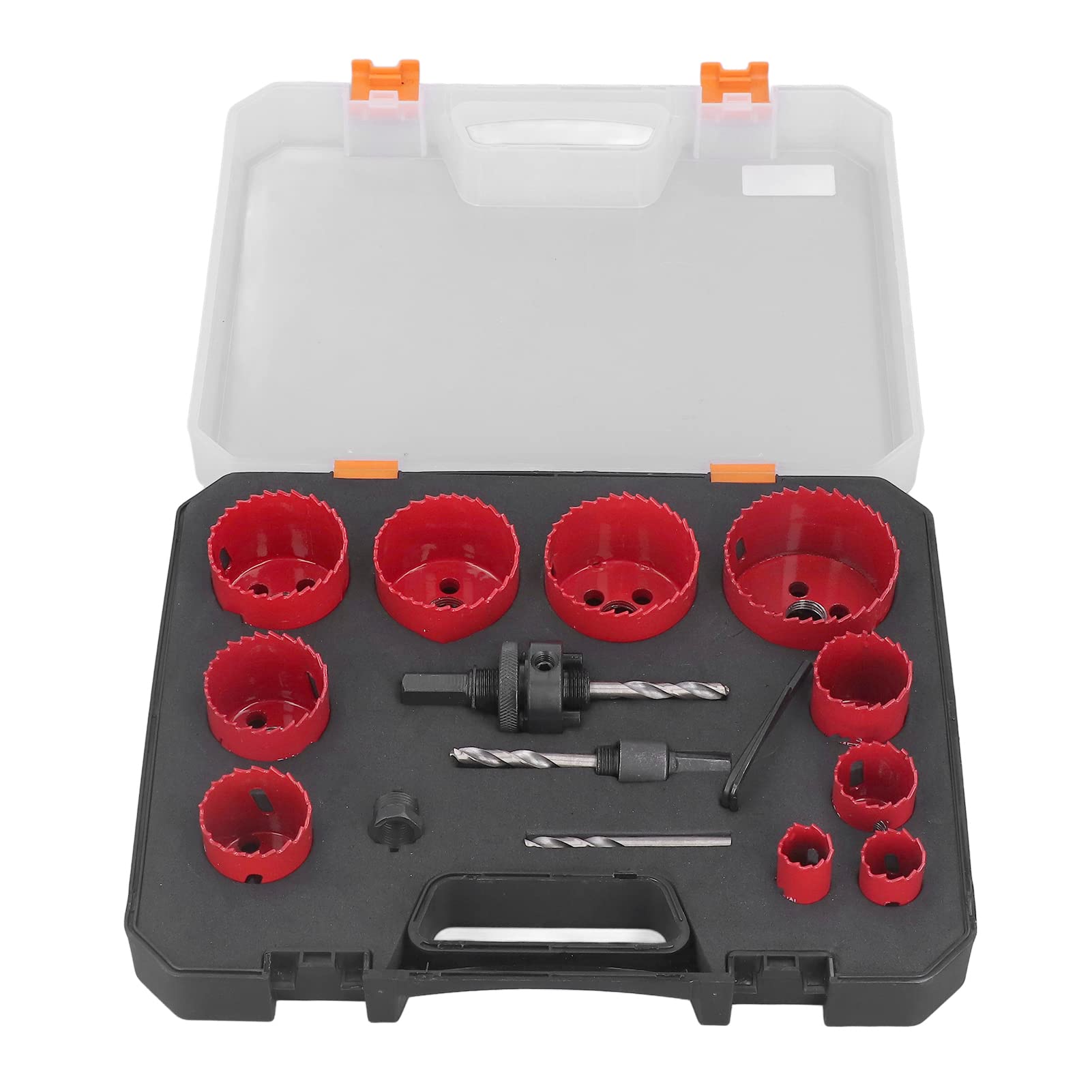 Premium HSS Hole Saw Kit for Metal & Wood - High Speed Steel Drill Bit Set (0.7in to 2.5in) - Professional Metal Cutting Tools for DIY, Construction & Plumbing Projects