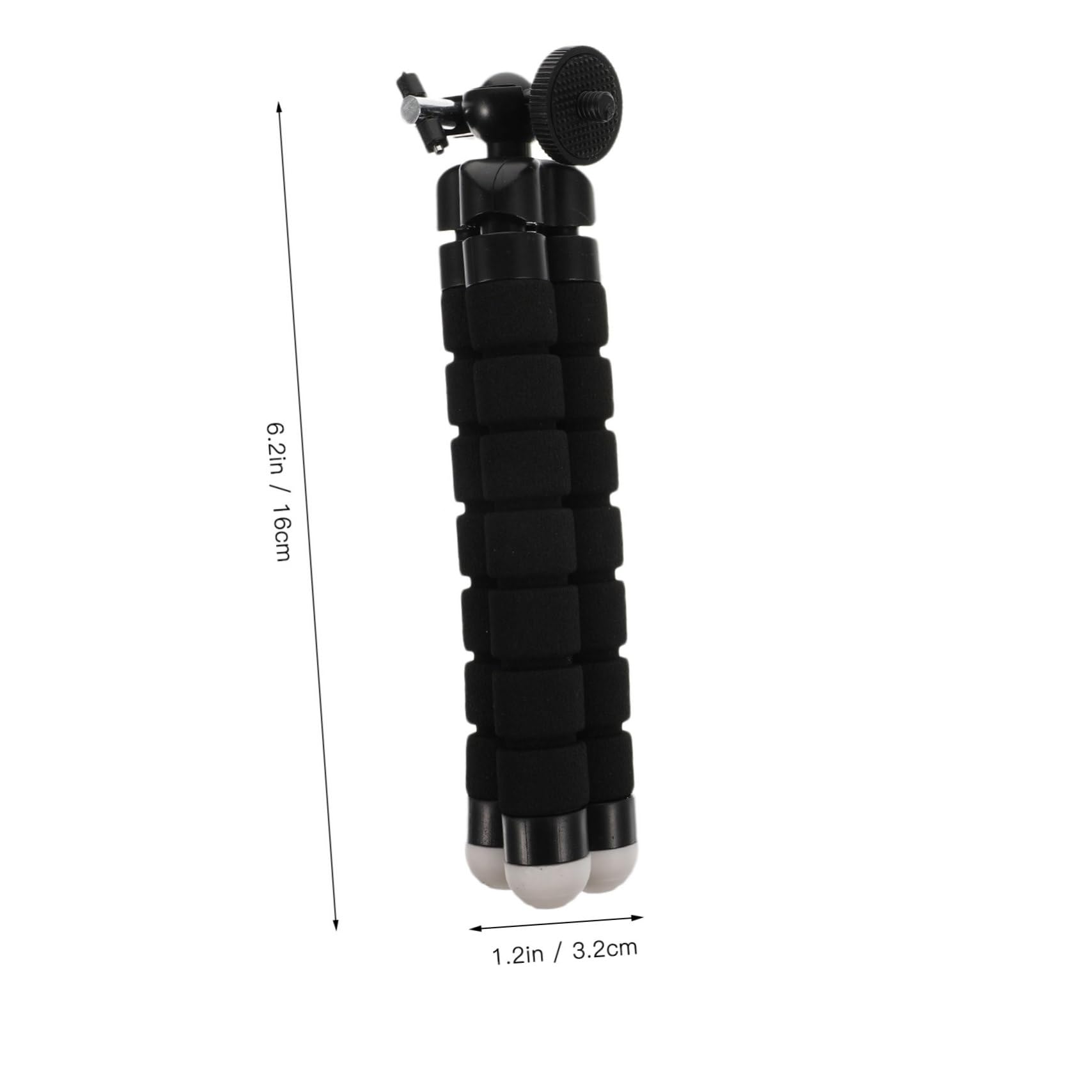 **Mikikit Adjustable Stainless Steel Phone Stand & Tripod - Lightweight Portable Desk Mount for Smartphones, Cameras, Tablets - Perfect for Video Calls, Live Streaming, Photography & Office Use**