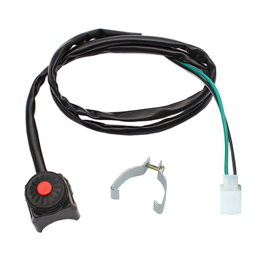 Kill Switch Stop Switch Horn Button for Motorcycle ATV Pit Dirt Bike - Emergency Engine Cut Off & Safety Control - Perfect for Off-Road, Racing & Trail Riding