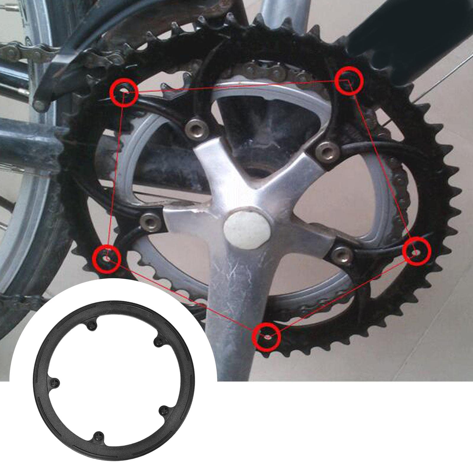 Premium Bike Chain Wheel Guard - Durable Bicycle Chain Protector for Mountain & Road Bikes - Perfect for Cycling, Commuting & Off-Road Adventures