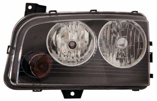 Go-Parts - 2008-2010 Dodge Charger Headlight Assembly Left Driver Side (CAPA Certified) - CH2502206C Replacement for Sedan Models - Perfect for Night Driving & Enhanced Visibility
